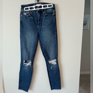 Good American Distressed Skinny Jeans